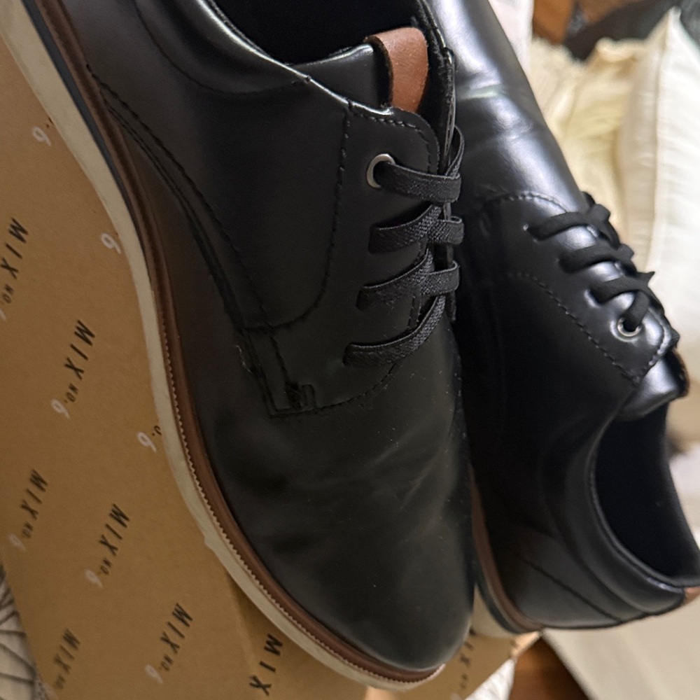 Boy’s Mix No. 6 Black Oxford Dress Shoes -GUC size 7 - Picture 6 of 13